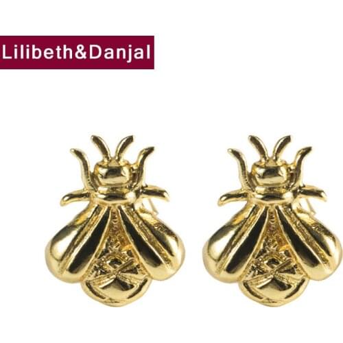 Женские золотые серьги Lilibeth&Danjal China At AliExpress