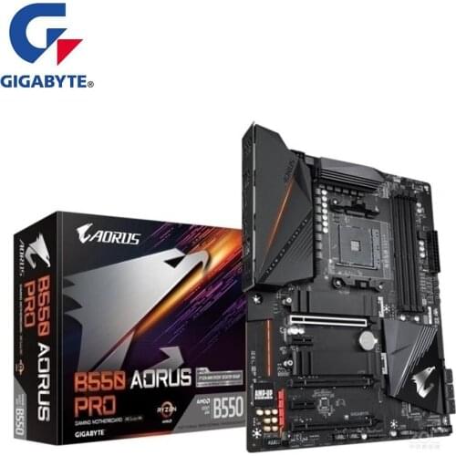 NEW For Gigabyte GA B550 AORUS PRO Motherboard AM4 DDR4 B550 Desktop Mainboard Support R5 R7 5800X 5600X 5300X