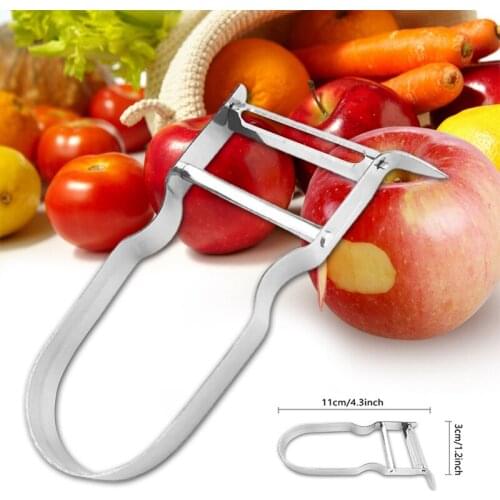Multi-purpose Peeler Stainless Steel U-shaped Vegetables Fruits Peeler Practical Household Kitchen Tool GQ