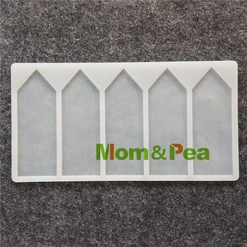 Mom&Pea CX117 High Quality Steepled Rectangles Silicone Mold Chocolate Mold Cake Decoration