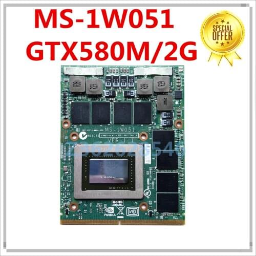 MS-1W051 VER:1.1 N12E-GT-A1 GTX 570M/3GB DDR5 Video VGA CARD FOR MSI GX660R GT660 GX680 GT683DX GX780 100% Tested Fast Ship