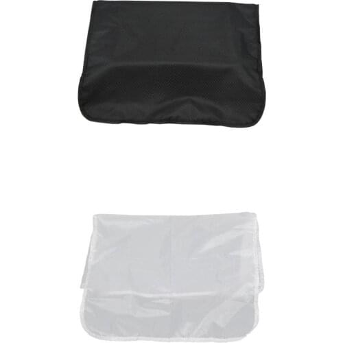Plastic Cover For Back of Chair In Hairdressing Hair Salons Black White