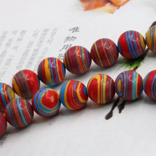Striped rainbow Turkey stone 12mm round loose beads 15" 2 piece/lot DIY fit handmade jewelry making design bracelets&necklace