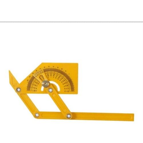 Protractor And Angle Finder Woodworking Measurement Tool 0 To 180 Woodworking Angle Ruler Plastic Protractor Measuring Tool