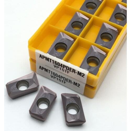 Carbide insert APMT1604 APMT1135 H2 M2 VP15TF turning tool end milling machine CNC tool APMT 1604 milling insert