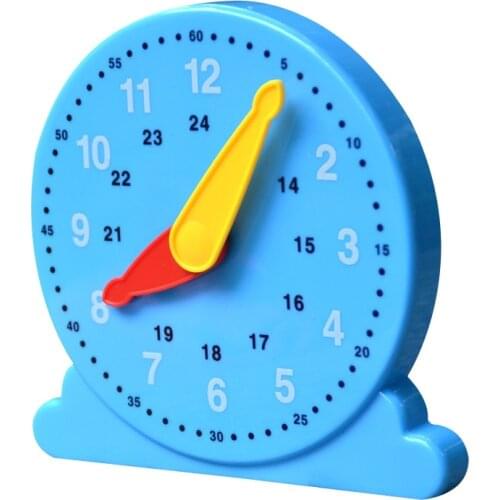 Learn How to Tell Time Teaching Clock – Large 12" Classroom Demonstration Night and Day Learning Clock