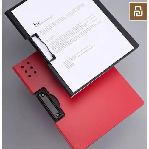 Xiaomi Fizz Horizontal A4 Folder Matte Texture Folder Portable Pad Portable Pen Tray Office Metting File Pocket colorful