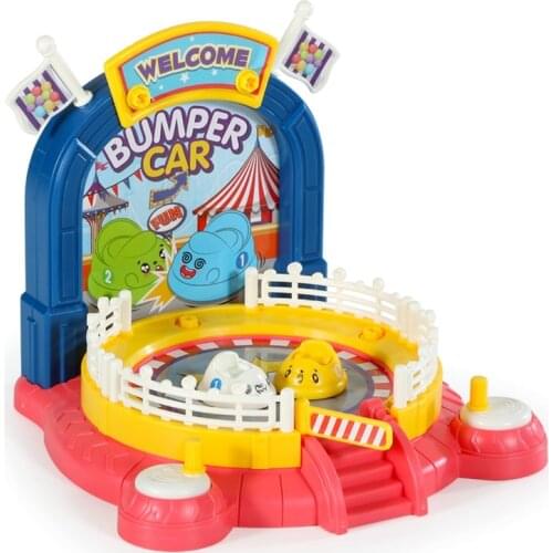 3D DIY Funny Amusement Park Gear Building Blocks Bumper Car Sets Model Puzzle Game Educational Toys