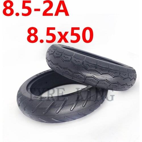 8 1/2x2 Solid Tire 8.5x2 Inch Replacement Tyre for Xiaomi MiJia M365 Electric Scooter Gotrax Gxl Scooter Explosion-proof Tires
