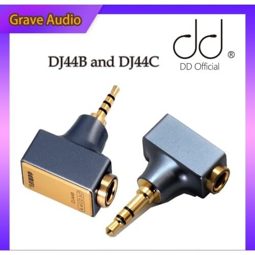 DD ddHiFi New DJ44C DJ44B Mark II Female 4.4mm to 2.5mm 3.5mm Male Headphone Adapter for HiFi MP3 Music Player DAP DAC