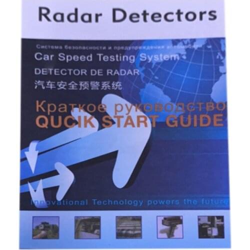 Car Ra dar Detector English Russian Auto 360 Degree Vehicle V3 Speed Voice Alert Alarm Warning LED Display