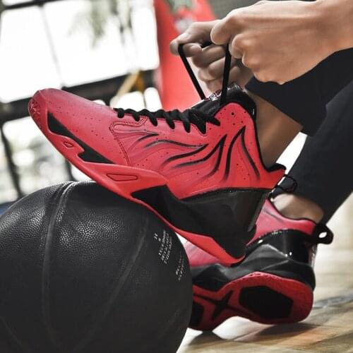 New High-top Basketball Shoes Men Women Cushioning Light Basketball Sneakers Men Zapatos Hombre Breathable Outdoor Sports Shoes