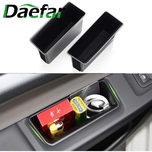 For Volkswagen VW Golf MK8 8 Golf8 R Gti Gte 2020 2021 Car Front Door Handrail Sort Out Storage Box Auto Interior Accessories