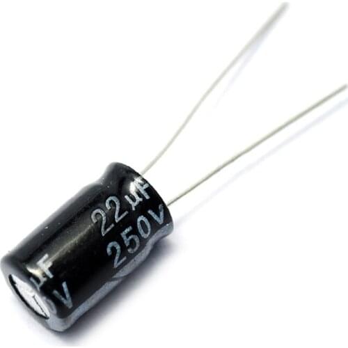 5PCS/LOT Electrolytic Capacitor 250V/22uF 250V 22UF 10*17 22UF 250V