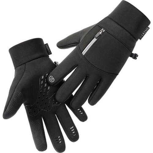 Fleece Winter Gloves Men Women Cycling Gloves Outdoor Touchscreen Male Female Driving Sports Warm Riding Touch Screen Gloves