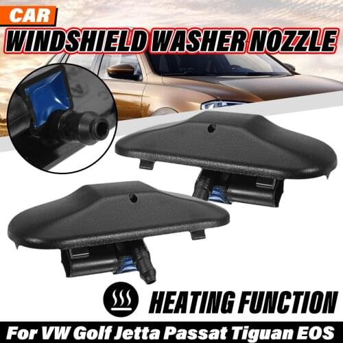 Windscreen Washer Jet Water Spray Nozzle w/Heating Function For Passat B6 Jetta Golf GTI Caddy 2KD955986 2KD 955 986 5M0955986C