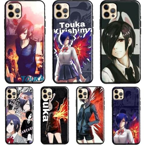 Tokyo ghoul touka kirishima Soft Cover For iPhone 11 12 Pro Max XS XR X 12 mini SE 2020 5S 6S 7 8 Plus Phone Case