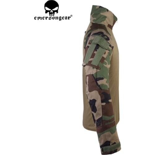 2017 NEW EMERSON G3 Combat Shirt ( Woodland ) Tactical Shirt Free Shipping