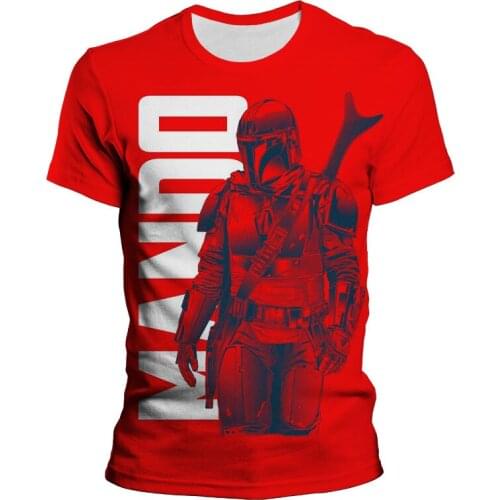 New 3D Print Mandalorian Baby Yoda T Shirt Men Women Children Summer Short Sleeve Tops Boy Girl Kids Tee Star Wars Cool T-shirt
