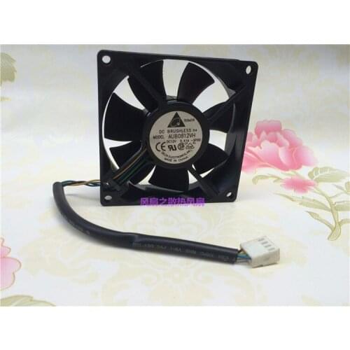 Wholesale: 8025 AUB0812VH 0.41A 80*80*25mm 8cm DC12V 4-lines projector cooling fan