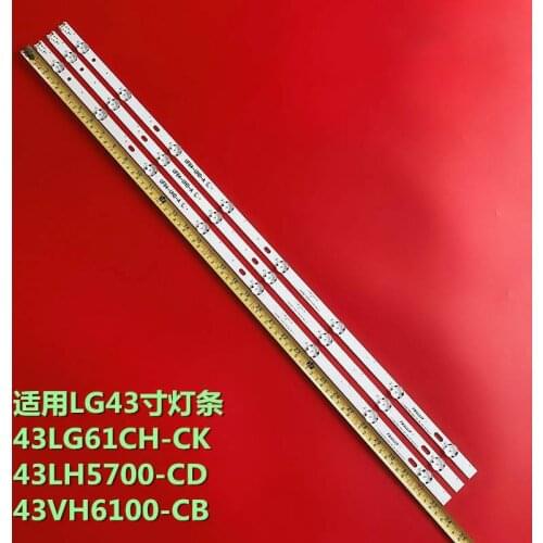 Original LED backlight Strip for LG 43UF6400-CA UF64-UHD-A Screen HC430DGG-SLNX1-211X 43UH603V 43UH620V NC430DGE NC430DUE-VUDN