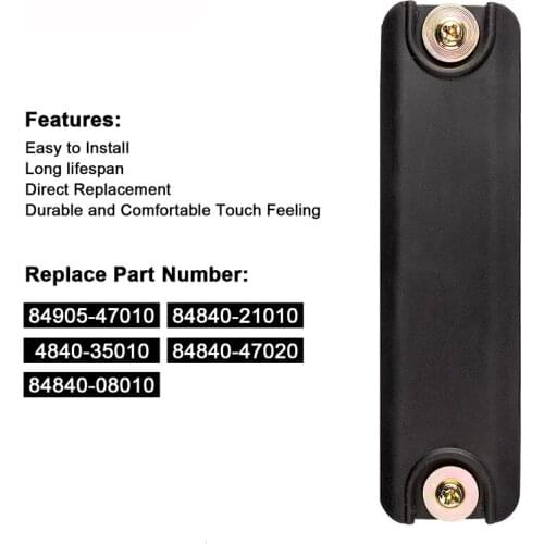 Trunk Hatch Liftgate Back Door Handle Switch Latch Release Button Rubber Cover for Toyota Prius Avalon Sequoia Camry 4Runner