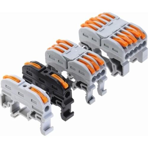 PCT-211/PCT-311/PCT-511 Terminal Rail Type Quick Connection Terminal Press Type Connector Instead of UK2.5B Terminal Block