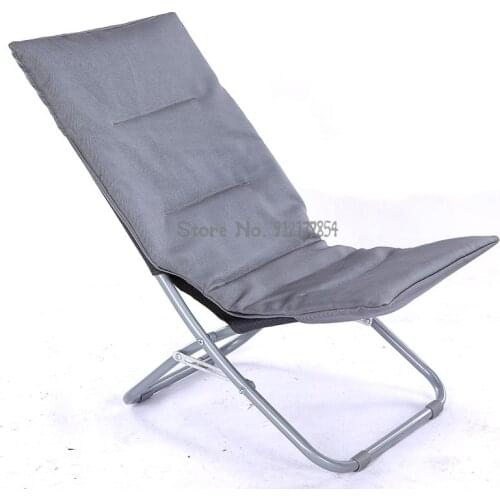Thickened Cotton Padded Afternoon Couch Office Chair Small Portable Recliner Folding Lunch Break Economical Adult Installation F