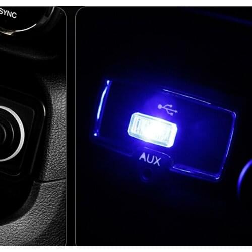 1 car USB LED decorative light universal for Skoda Octavia Fabia Rapid Superb Yeti Roomster