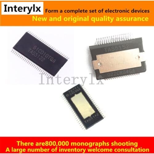 2Pcs TAS5142DDVR TAS5142 TAS5152DKDR TAS5152 TAS5122DCAR HSSOP-44/36/56 Digital/Audio Amplifier Chip Can Match Bom List