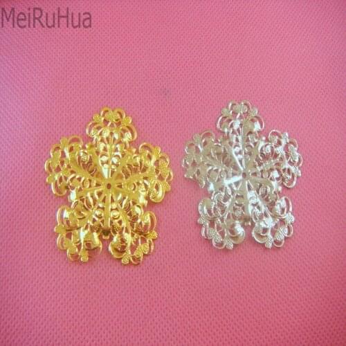 20Pcs 5.1cm Filigree Metal Connector For Jewelry Making DIY Accessories Pendant