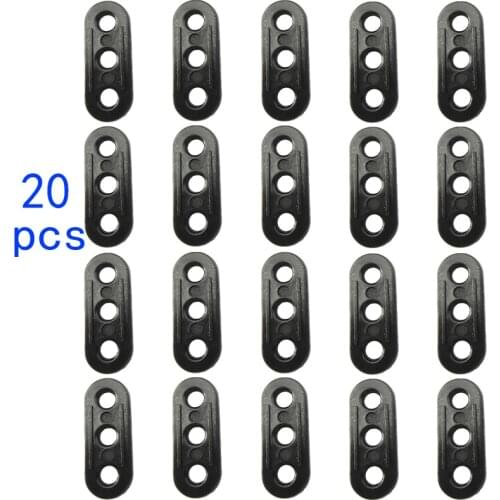 20 pcs Camp Guylines Adjuster Tent Rope Adjusters to Adjust Length of Tent Tarp Canopy Sun Shelter Shade Sail Camping Awning