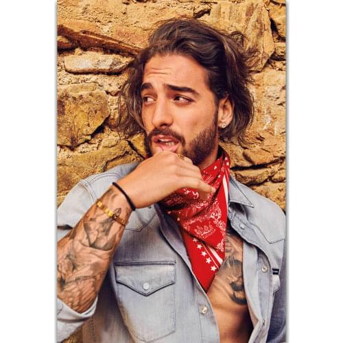 A209 Maluma Fashion Magazine Urban Music Singer Star Wall Sticker Silk Poster Art Light Canvas Home Decoration