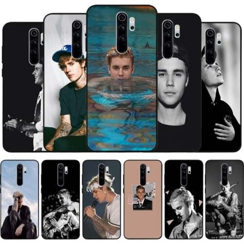 Justin bieber black Silicone Phone Case For Redmi note 9 8 7 Pro S 8T 7A Cover