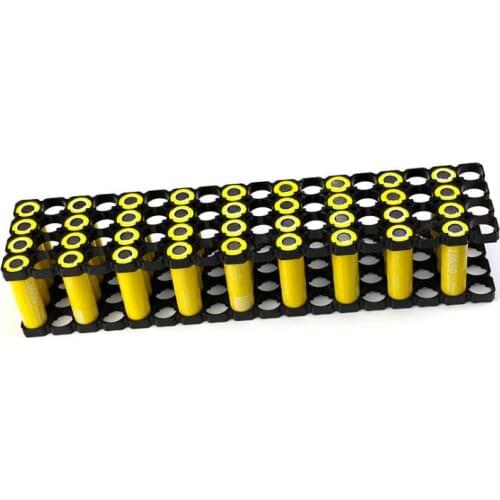 10pcs/lot 4*18 Cell 18650 Batteries Holder Bracket Cylindrical Battery Pack Fixture Anti Vibration Case Storage Box Container