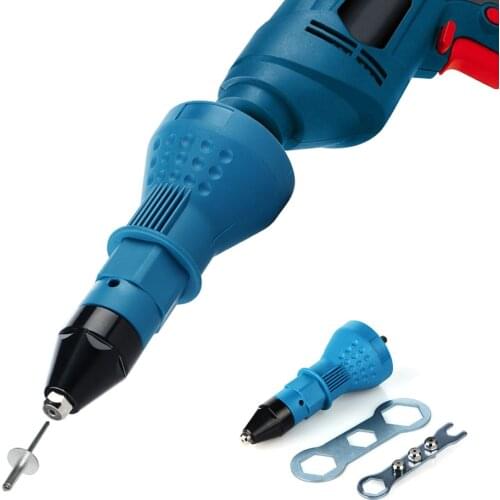 Electric Rivet Guns Pull Adapter Electric Pull Rivet Conversion Adapter Electric Rivet Nut Guns Riveting Drill Adaptor Nut Tools