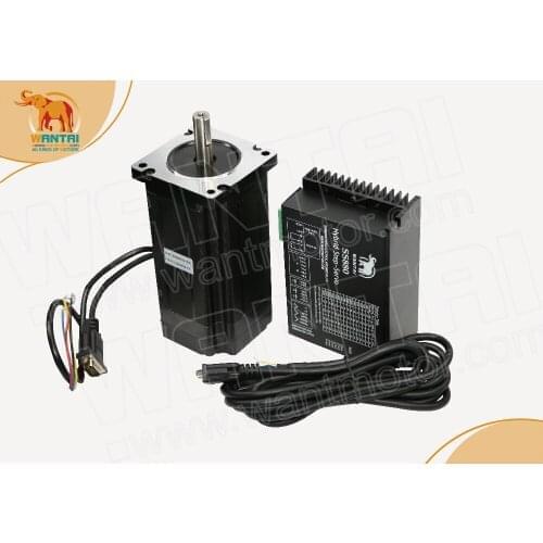 EU FREE! Easy servo motor 86HBM80-1000 NEMA34 encoder 1000CPR 9NM 1275oz-in make up+Closed loop system DRIVER SS880