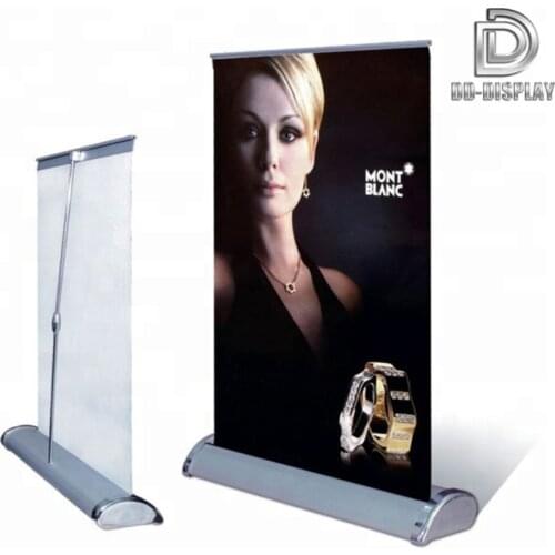 DD A4/A3 Teardrop Lightweight Table Mini Roll Up Banner Stand for Decoration Advertising Custom Printed Patterns