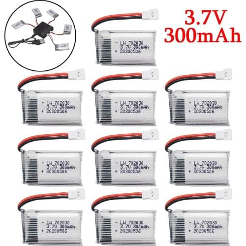 2pcs 3.7V 300mAh lipo Battery For Syma X11 E55 FQ777 FQ17W F180 FY530 U816 U816A U830 X100 H107 S39-1 H1306D
