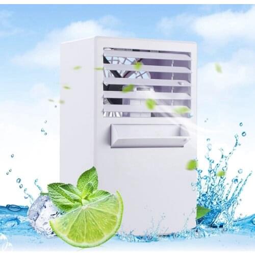 Mini Air Conditioner Fan Personal Air Cooler Cooling Humidifier Purifier Air Cooling Fan USB Portable Air Cooler For Home Office