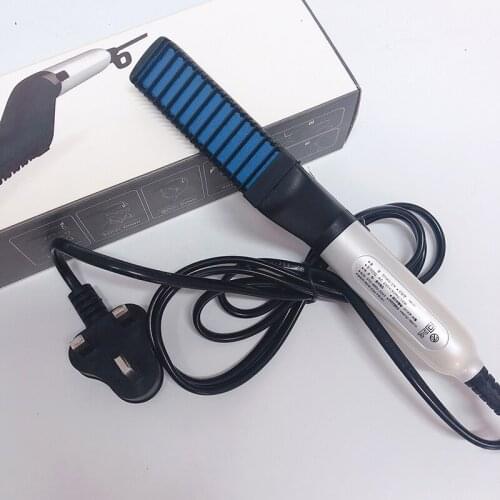 Multifunctional Hair Comb Brush Beard Straightener Hair Straighten Electric Beard Straightening Comb Quick Hair Styler For Men