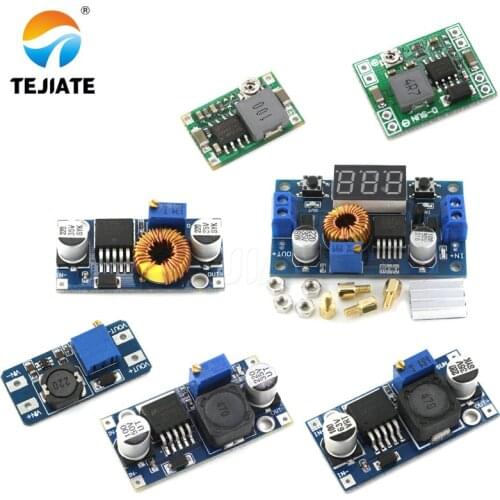 DC-DC Voltage stabilized power supply module Adjustable boost& buck voltage regulator module LM2596S-ADJ MT3608 MP1584EN