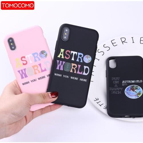 Travis Scott Phone Cases Astroworld Sicko Mode Soft Matte Silicone Candy Case Coque For iPhone 11 12 8 8Plus X 7 7Plus XS Max
