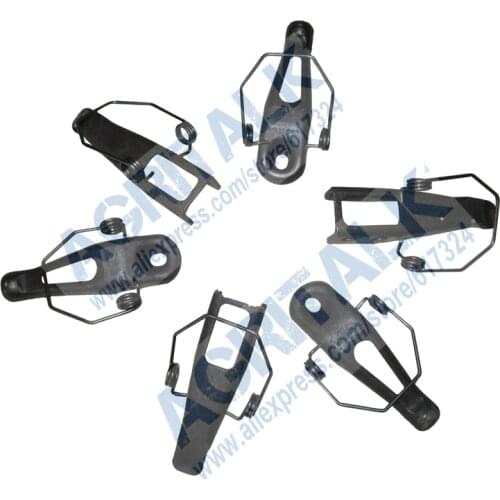 Set of release levers with springs (for 10 inch dual stage clutch) for Lovol tractor parts like FT454 / FT404 / TB404 / TB454