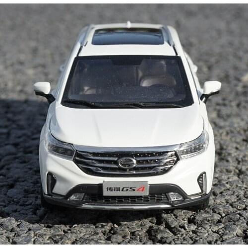 Original Authentic 1:24 GaC Trumpchi new GS4 Car model 2019 Alloy Scale Toy Car Miniature For Promotional Gift