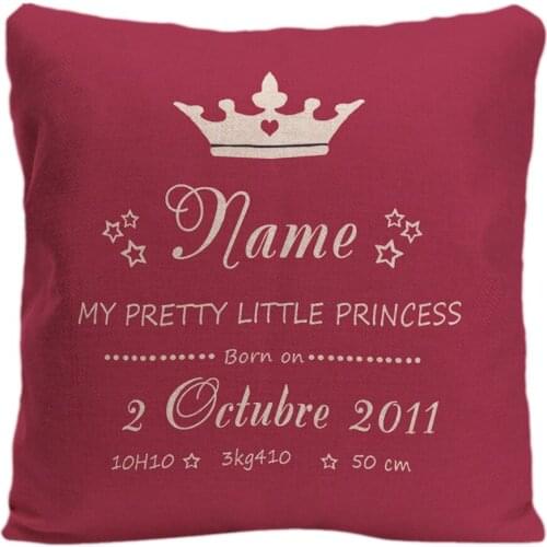 Custom Baby Gift Throw Pillow Case Decorative Cushion Covers For My Pretty Little Princess Customize Pillowcase Gift By Lvsure