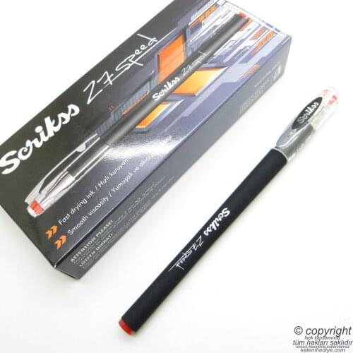Scrikss İsme Special Speed Red Gel Pen 1 Pcs | Scrikss Pen | İsme Special Pen | Gift Pen