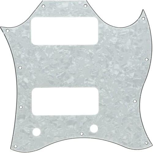 Standard SG SPECIAL Guitar Full Face Pickguard w/ P90 Pickup Hole White Pearl