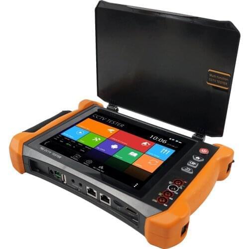 CCTV Tester X9ADH X9MOVTADHS 8"Touch Screen IP Camera Tester For TVI CVI AHD SDI 4K H.265 Camera Testing PTZ Controller With TDR