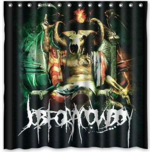 High Quality Custom Waterproof Bathroom Curtains Satan Polyester Fabric Shower Curtain 180*180cm